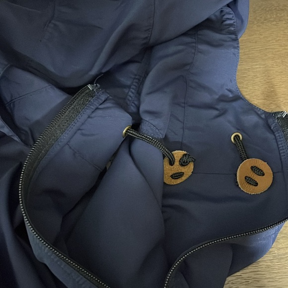 Vintage L.L. Bean Men's Navy Hooded Windbreaker Jacket XXL - Picture 8 of 10